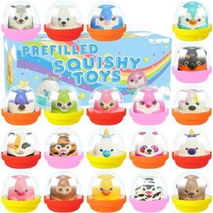 20Pack PartyFavors for Kids Filled with Squishy Toys,Birthday GoodieBag Stuffers